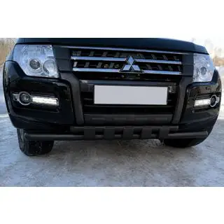 Defensa delantera ST015 Black (acero inoxidable) foto 1