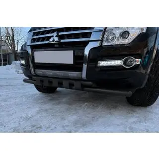 Defensa delantera ST015 Black (acero inoxidable) foto 2