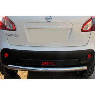 Barra trasera recta (acero inoxidable) Nissan Qashqai 2007-2010 foto 1