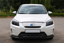 Toyota Rav 4 2006-2013 Defensa delantera ST015 Black (acero inoxidable) foto 1