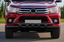 Toyota Hilux 2015- Defensa delantera ST015 Black (acero inoxidable) foto 1