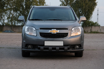 Chevrolet Orlando 2010-2018 Defensa delantera ST015 Black (acero inoxidable) foto 2