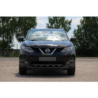Defensa delantera ST015 Black (acero inoxidable) Nissan Qashqai 2007-2010 foto 2