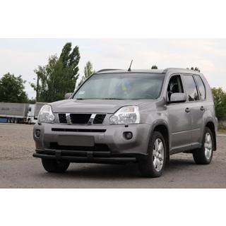 Defensa delantera ST015/2 Black (inox) Nissan X-trail T31 2007-2014 foto 2