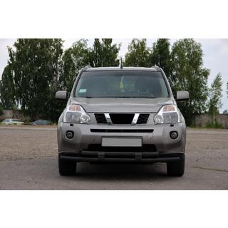 Defensa delantera ST015/2 Black (inox) Nissan X-trail T31 2007-2014 foto 3