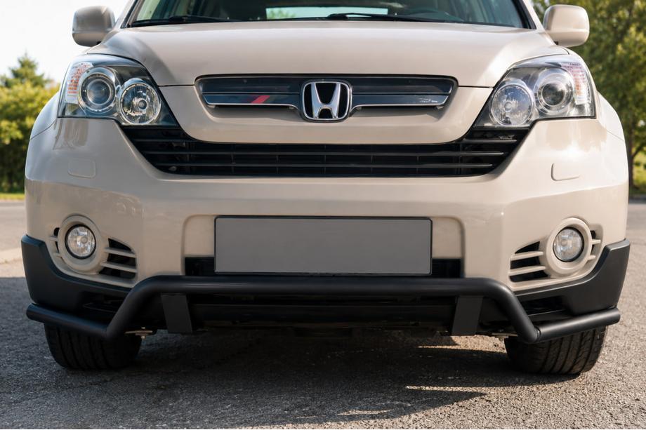Honda CRV 2007-2011 Defensa delantera ST016 Black (acero inoxidable) Image
