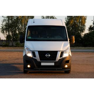 Defensa delantera ST016 Black (acero inoxidable) Nissan NV400 2010-2024 foto 2
