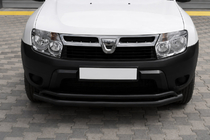Renault Duster 2008–2017 Defensa delantera ST017 Black (acero inoxidable) foto 3
