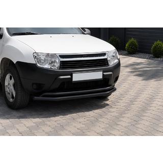 Defensa delantera ST017 Black (acero inoxidable) Dacia Duster 2008-2018 foto 1