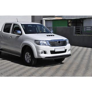 Defensa delantera ST017 Black (acero inoxidable) Toyota Hilux 2006-2015 foto 2