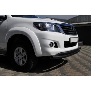 Defensa delantera ST017 Black (acero inoxidable) Toyota Hilux 2006-2015 foto 3