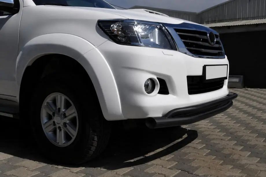 Toyota Hilux 2006-2015 Defensa delantera ST017 Black (acero inoxidable) Foto 3