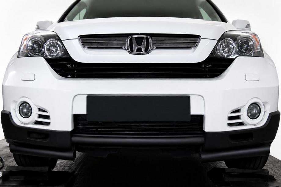 Honda CRV 2007-2011 Defensa delantera ST017 Black (acero inoxidable) Image