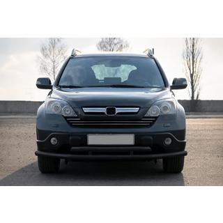 Defensa delantera ST018 Black (acero inoxidable) Honda CRV 2007-2011 foto 1