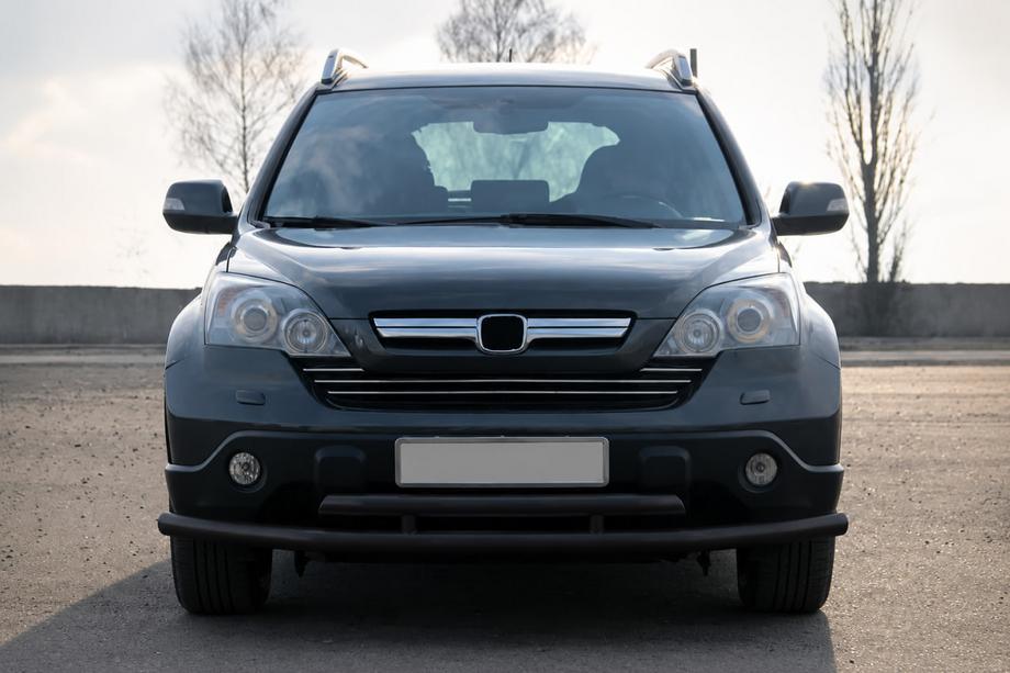 Honda CRV 2007-2011 Defensa delantera ST018 Black (acero inoxidable) Image