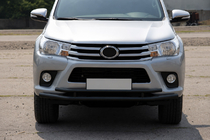 Toyota Hilux 2015- Defensa delantera ST018 Black (acero inoxidable) foto 2