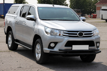 Toyota Hilux 2015- Defensa delantera ST018 Black (acero inoxidable) foto 3