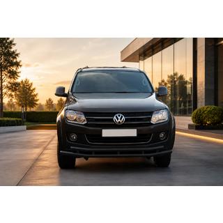 Defensa delantera ST018-2 Black (acero inoxidable) Volkswagen Amarok 2010-2022 foto 1
