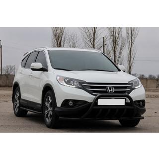 Defensa delantera WT003-ST-V1 Black (acero inoxidable) Honda CRV 2012-2016 foto 2
