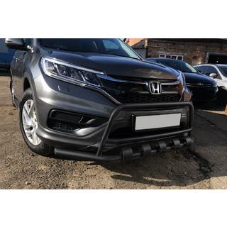 Defensa delantera WT003-ST-V2 Black (acero inoxidable) Honda CRV 2012-2016 foto 1