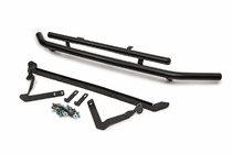 Volkswagen Caddy 2010-2015 Defensa delantera doble tubo 60/48 mm Black (acero inoxidable) foto 2