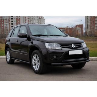 Barra delantera doble 60/42mm Black (acero inoxidable) Suzuki Grand Vitara 2005-2017 foto 3
