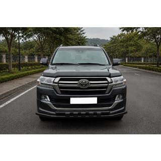 Barra frontal ST015 Black (2015+, acero inoxidable) Toyota Land Cruiser 200 2007-2021 foto 1