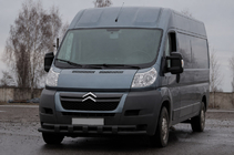 Opel Movano 2021- Defensa delantera ST015 Black (acero inoxidable) foto 2