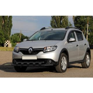 Defensa delantera ST015 Black (acero inoxidable) Dacia Sandero 2013-2020 foto 1