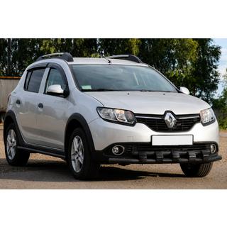 Defensa delantera ST015 Black (acero inoxidable) Dacia Sandero 2013-2020 foto 3