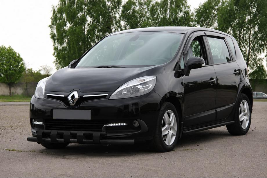 Renault Scenic/Grand 2009-2016 Defensa delantera ST015 Black (acero inoxidable) Image