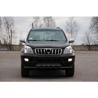 Defensa delantera ST015 Black (acero inoxidable) Toyota Land Cruiser Prado 120 2002-2009 foto 1