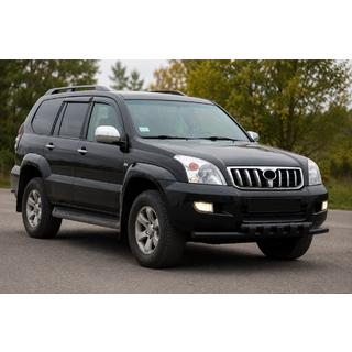 Defensa delantera ST015 Black (acero inoxidable) Toyota Land Cruiser Prado 120 2002-2009 foto 2