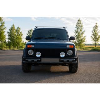 Defensa delantera ST015 Black (acero inoxidable) foto 1