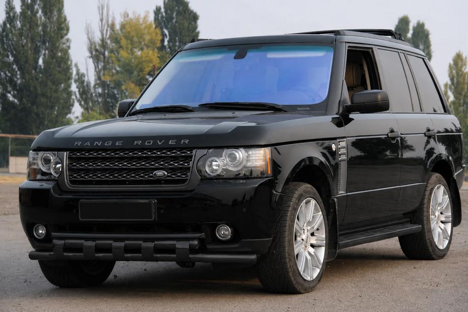 Range Rover III L322 2002-2012 Defensa delantera ST015 Black (acero inoxidable) Image