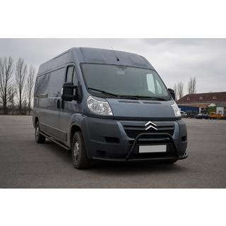 Defensa delantera ST019 Black (acero inoxidable) foto 2