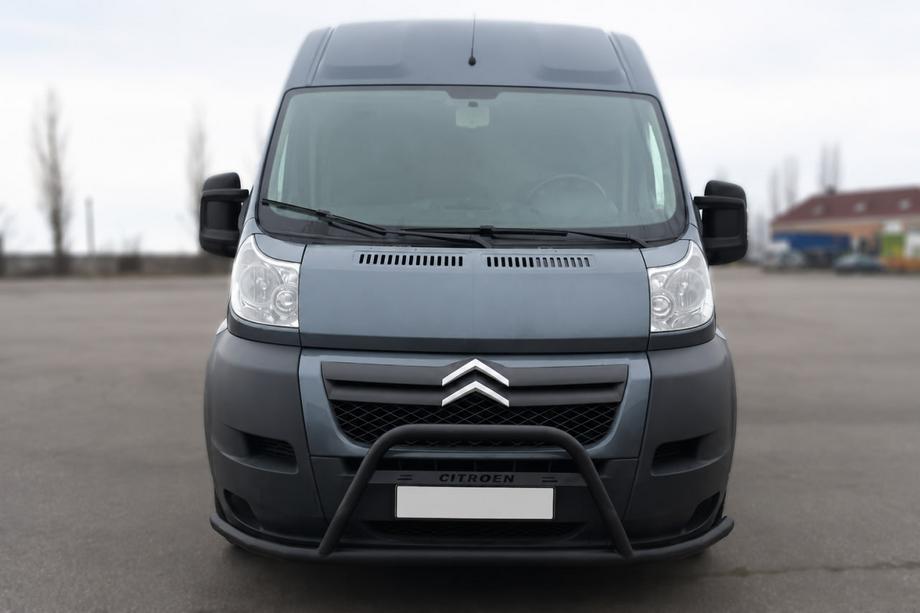 Citroen Jumper 2007-2025 Defensa delantera ST019 Black (acero inoxidable) Image
