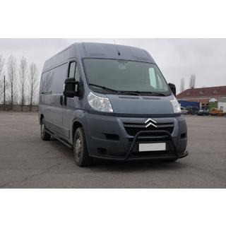 Defensa delantera ST019 Black (acero inoxidable) foto 2