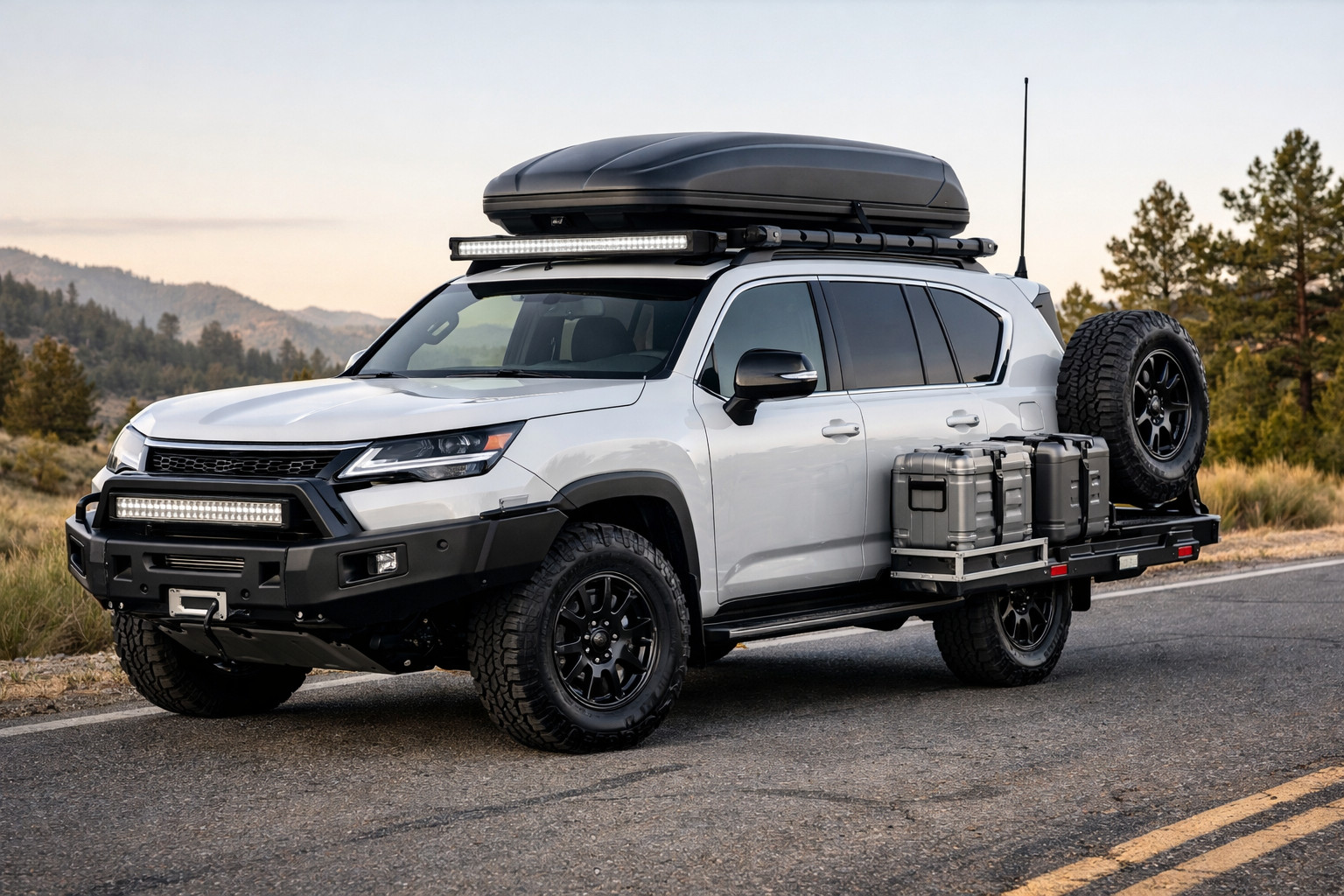 Mejora práctica del Lexus LX 500d/600 para ruta y viajes