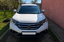Honda CRV 2007-2011 Barras longitudinales de techo negras (OEM) foto 3