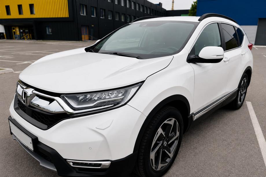 Honda CRV 2017-2022 Rieles de techo integrados negros OEM (Aluminio) Foto 2