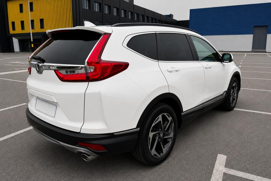 Honda CRV 2017-2022 Rieles de techo integrados negros OEM (Aluminio) Foto 3