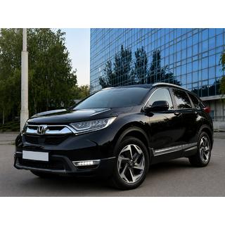 Barras longitudinales de techo integradas grises OEM (Aluminio, instalación con adhesivo) Honda CRV 2017-2022 foto 1
