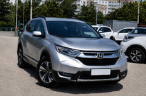 Honda CRV 2017-2022 Barras longitudinales de techo OEM negras (aluminio) foto 3