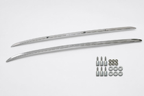 Honda Odyssey 2017– Barras longitudinales de techo OEM integradas cromadas (Aluminio) foto 2