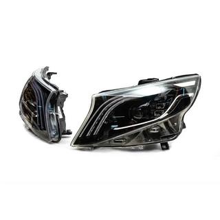 Juego de faros delanteros LED estilo Maybach (para V-class, 2 uds.) foto 3