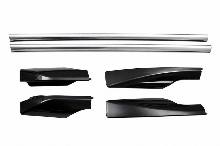 Toyota Rav 4 2006-2013 Barras longitudinales de techo grises OEM (Aluminio) Image