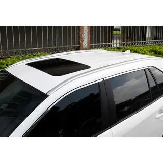 Barras de techo integradas OEM cromadas (Aluminio, montaje con adhesivo)