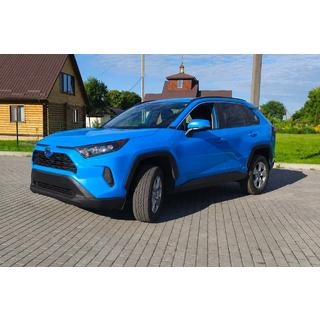 Raíles de techo integrados negros OEM (plástico ABS) Toyota Rav 4 2019–2025 foto 2