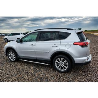 Barras longitudinales de techo OEM negras (aluminio) Toyota Rav 4 2019–2025 foto 1